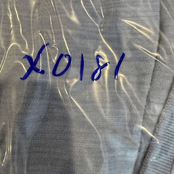 CINQ A SEPT Libby Puff-sleeve Top In Glacier Blue Round Neck Size Small - Picture 12 of 12